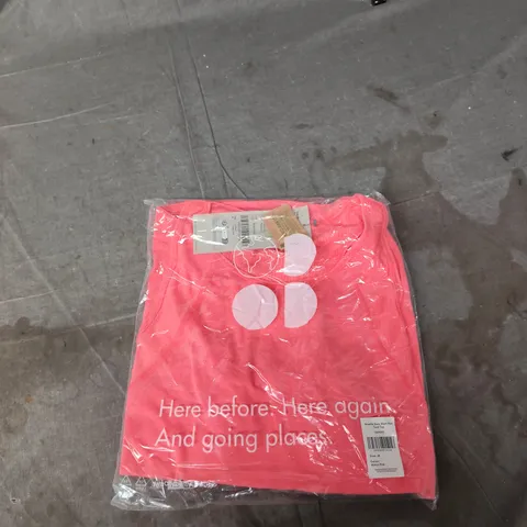 SWEATY BETTY BREATHE EASY MESH RUN TANK TOP β MELON PINK, SIZE M
