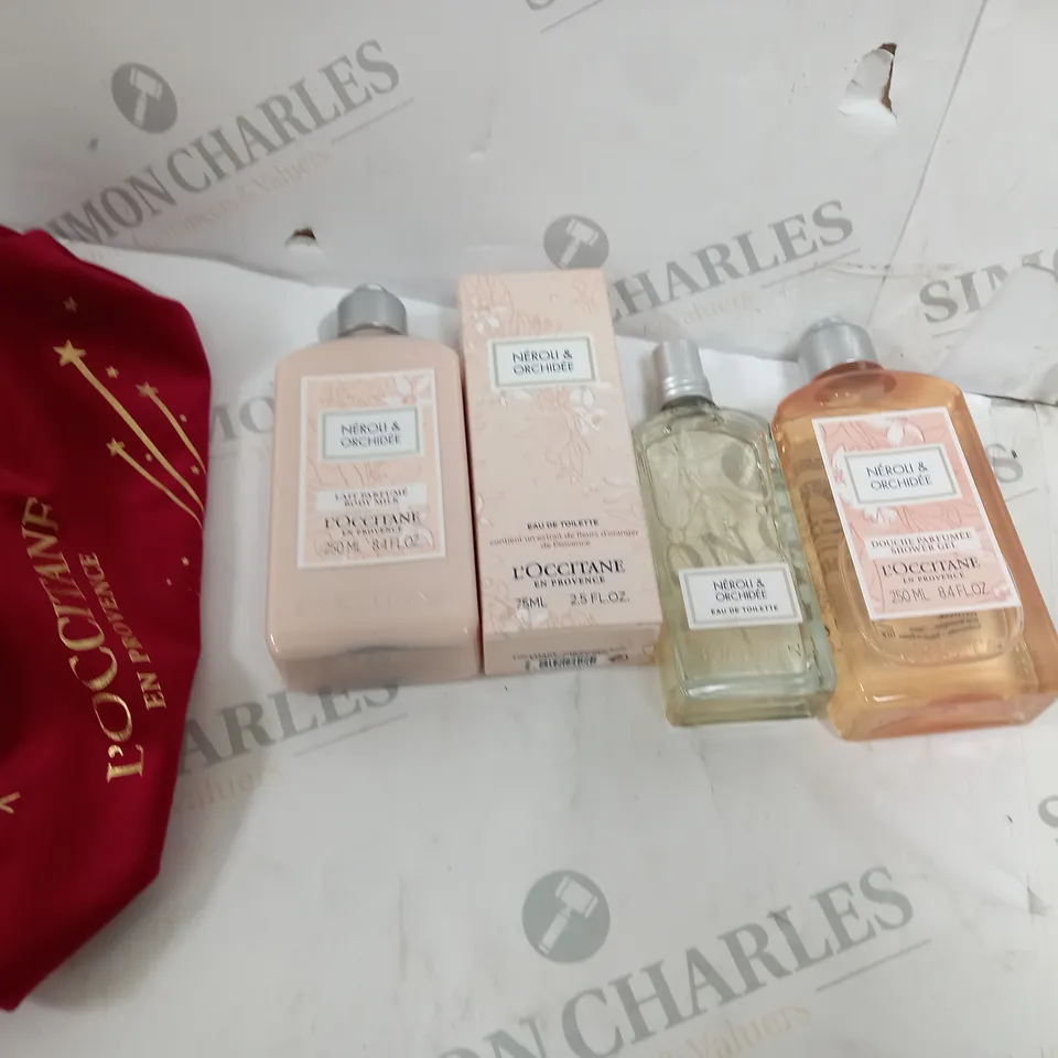LOCCITANE 4 PIECE FRAGRANCE GIFT COLLECTION