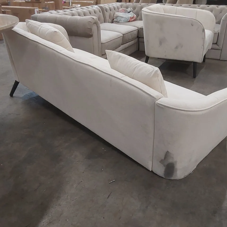 QUALITY DESIGNER UPHOLSTERED 3 SEATER SOFA 