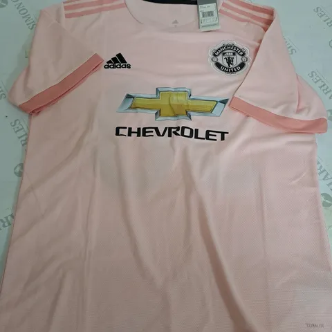 ADIDAS MANCHESTER UNITED PINK SHIRT - IQZ 30 - SMALL
