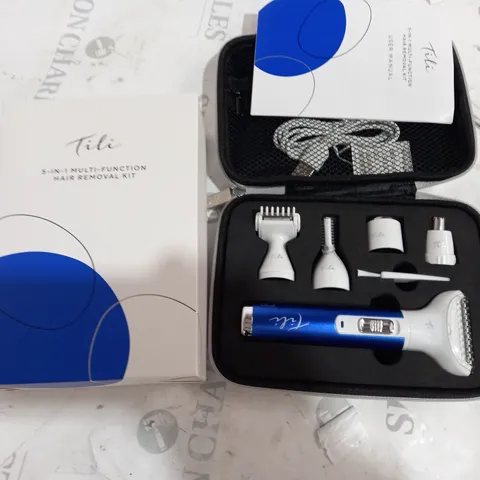 TILI 5-IN-1 MULTI-FUNCTION HAIR REMOVAL KIT - NAVY