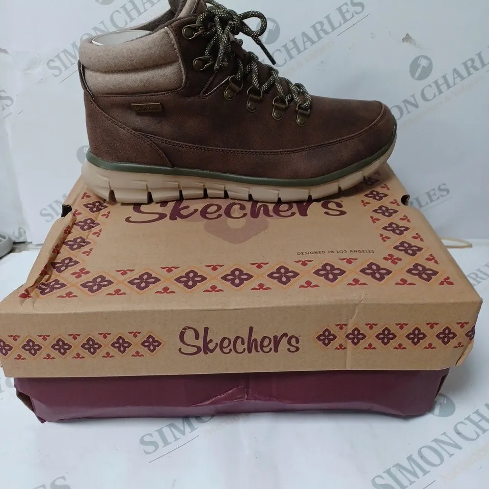 SKETCHERS BROWN WARM BOOTS SIZE 7 