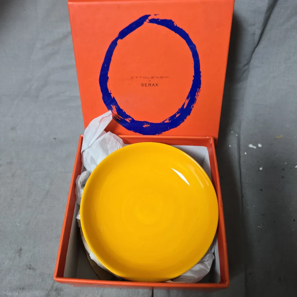 OTTOLENGHI FOR SERAX SUNNY YELLOW DISH SET OF 2