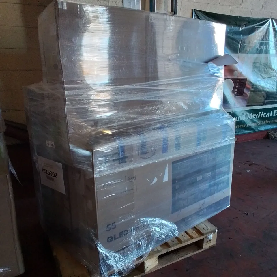 PALLET OF APPROXIMATELY 10 ASSORTED TELEVISIONS TO INCLUDE 