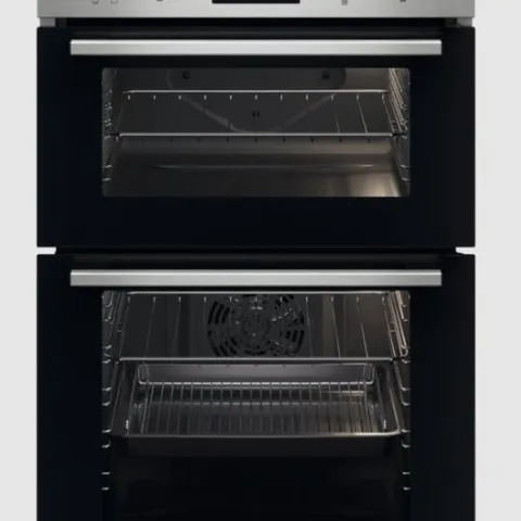 ZANUSSI ZKCXL3X1 - BUILT IN DOUBLE OVEN - TOP 42 LTRS/MAIN 66 LTRS - H87.5 W56 D55