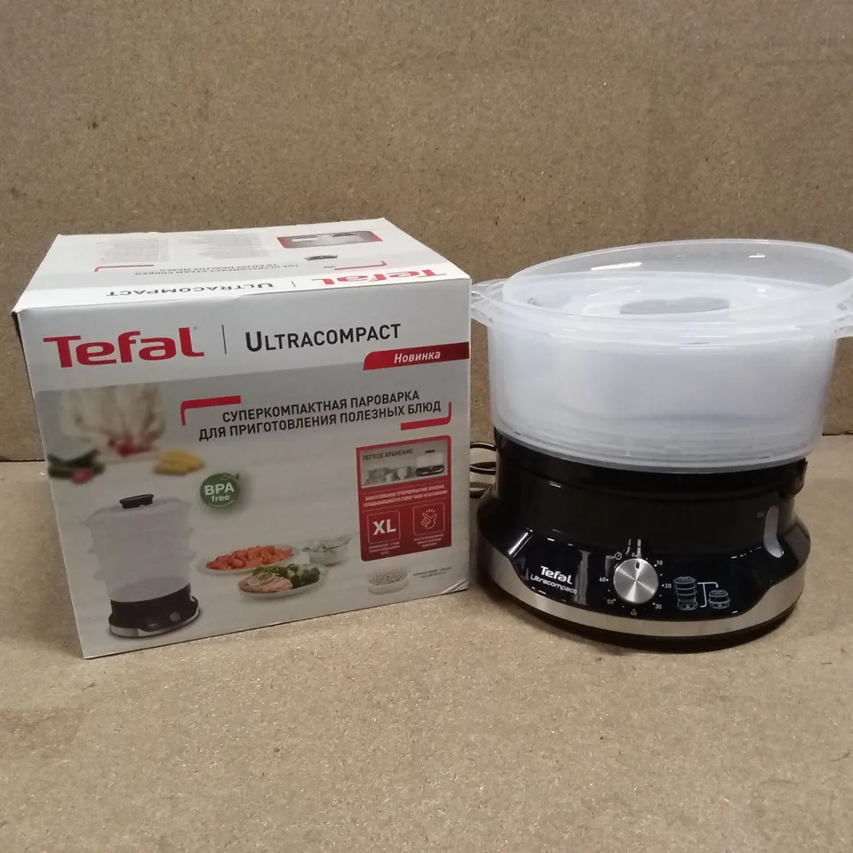 BOXED TEFAL ULTRA COMPACT STEAM COOKER