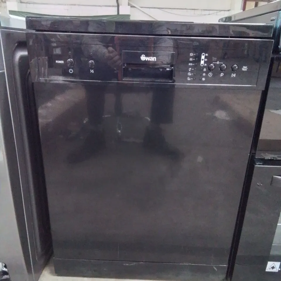 SWAN UNDER COUNTER FULL SIZE DISHWASHER IN BLACK