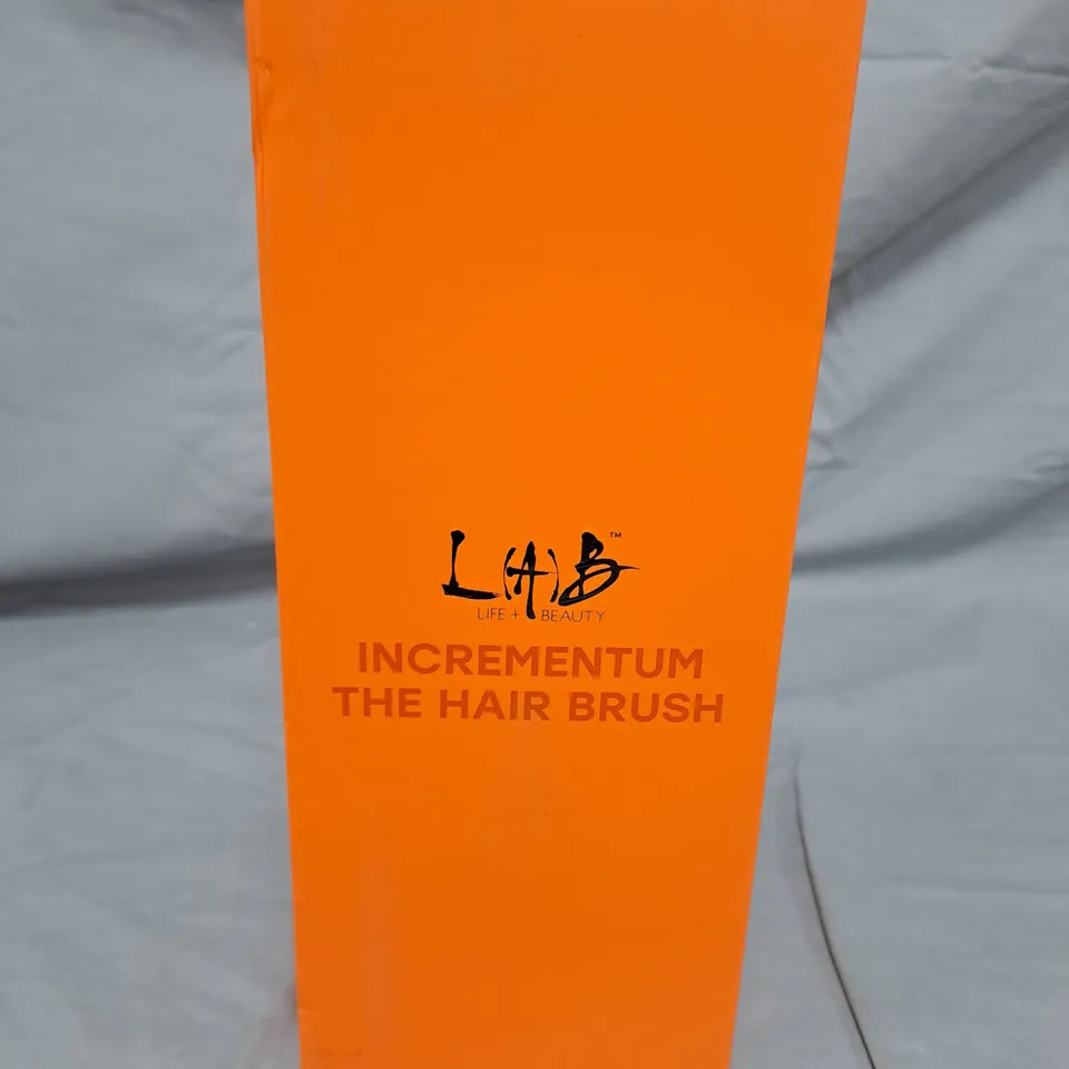 LAB INCREMENTUM THE HAIR BRUSH – ORANGE RECHARGEABLE BRUSH (USB)