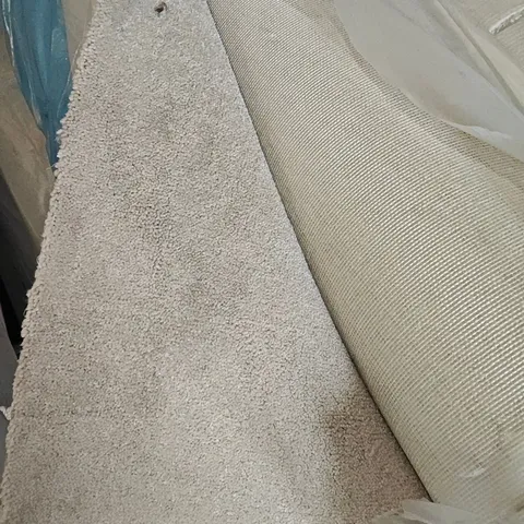QUALITY BAGGED AND ROLLED EC FREEDOM CARPET IN CANVAS - APPROXIMATELY LENGTH 3.10 WIDTH 5M