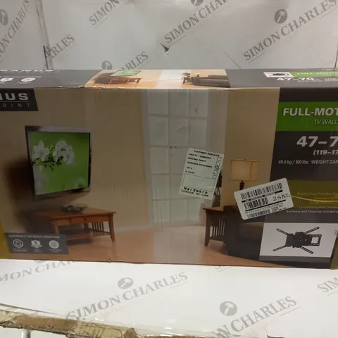 SANUS FULL-MOTION TV WALL MOUNT - FITS MOST 32" - 47" FLAT-PANEL TVS - EXTENDS 15.4" (39CM)