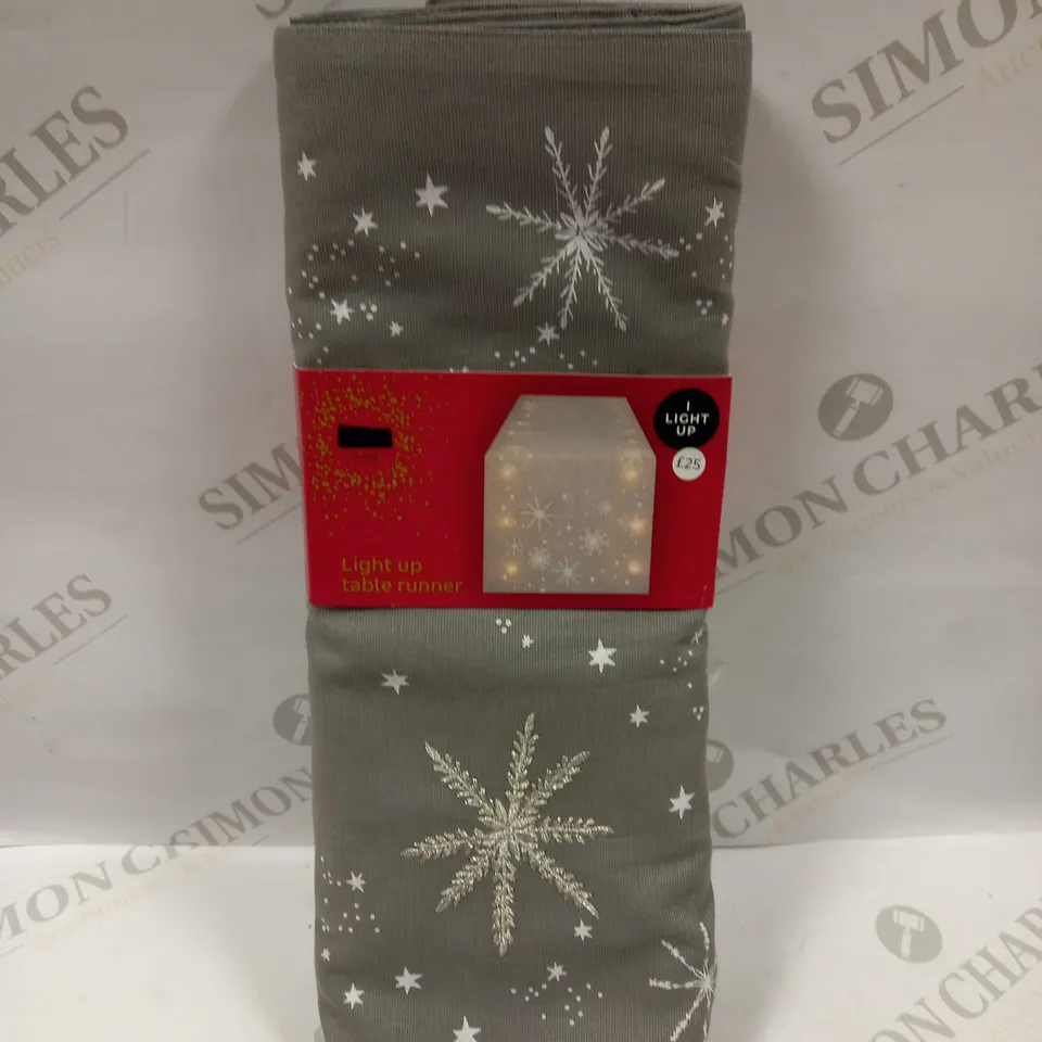 M&S WINTER THEMED LIGHT UP TABLE RUNNER