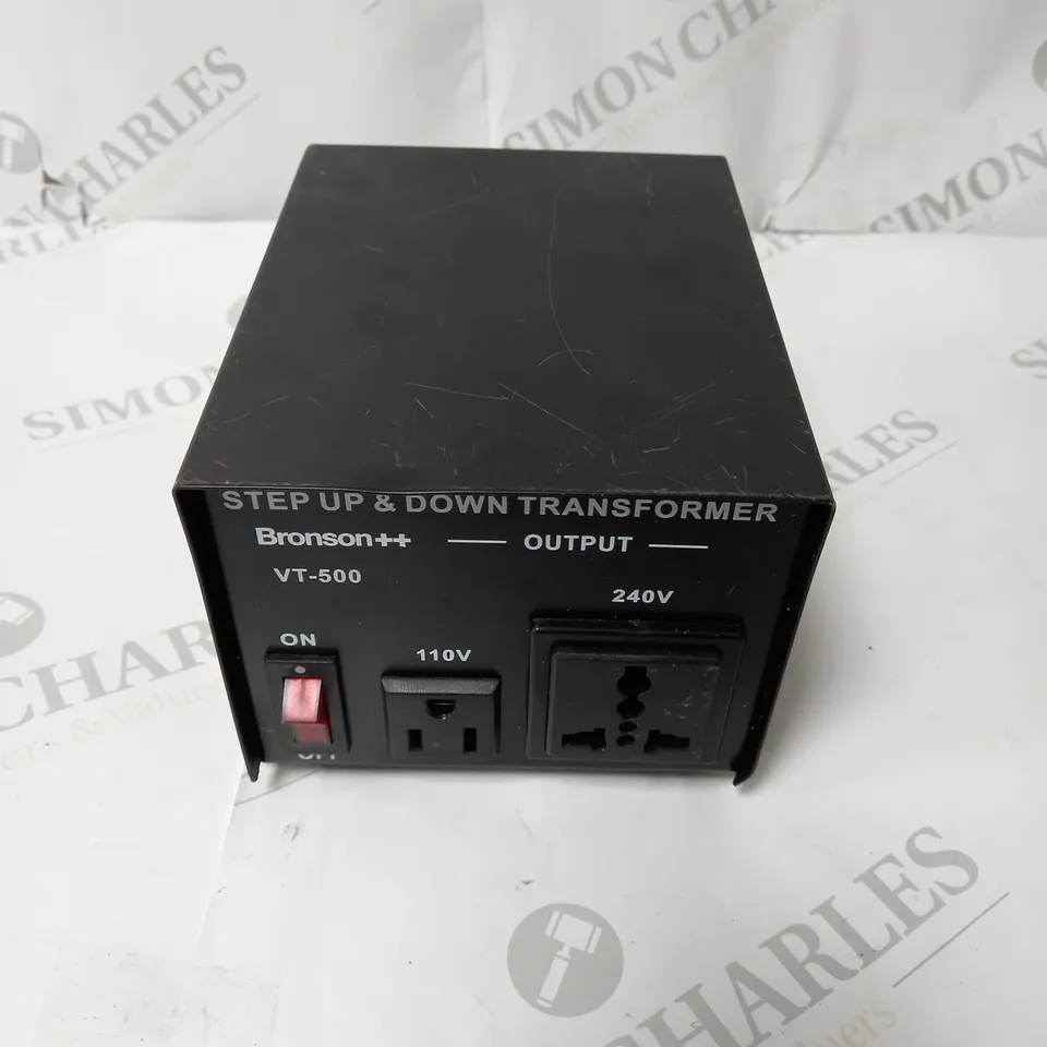 BRONSON++ VT-500 STEP UP & DOWN TRANSFORMER 