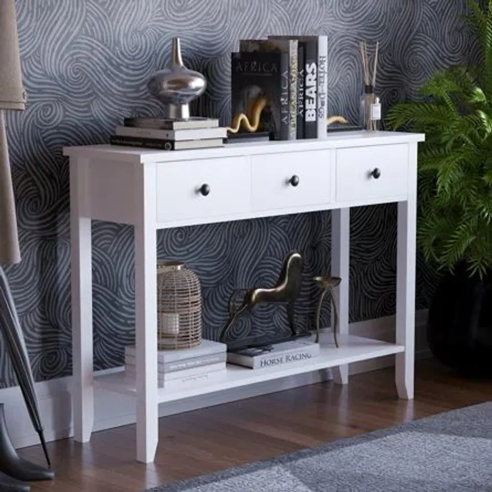 BOXED CONSOLE TABLE FOR HALLWAY