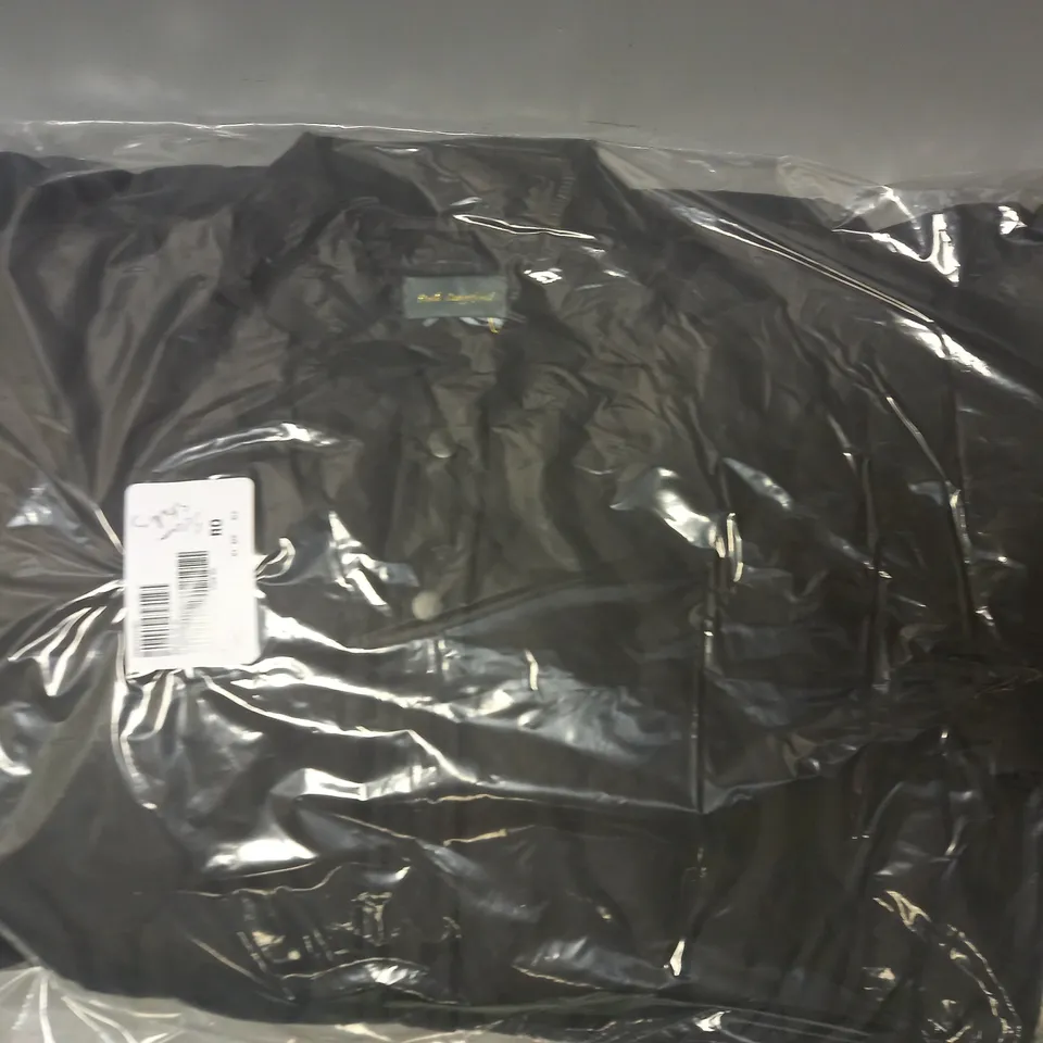 RUTH LANGSFORD PADDED COAT IN BLACK SIZE 18
