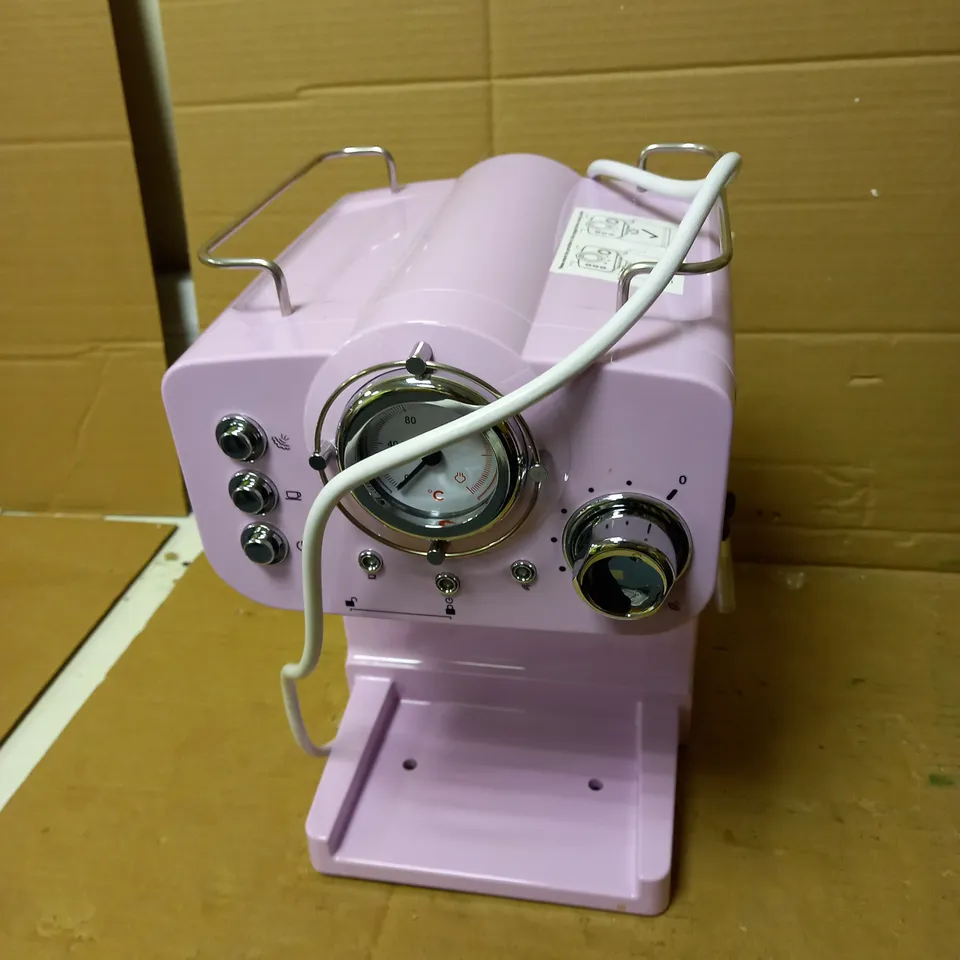 SWAN ESPRESSO COFFEE MACHINE - PINK