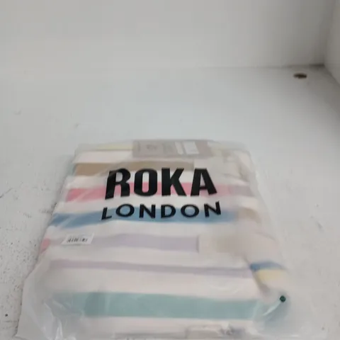 HAMPSTEAD COTTON CANVAS BAG β PASTEL MULTISTRIPE, ONE SIZE