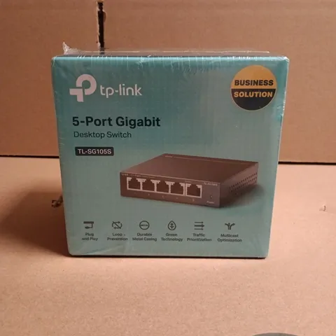 TP-LINK TL-SG105S 5-PORT GIGABIT DESKTOP SWITCH – BOXED