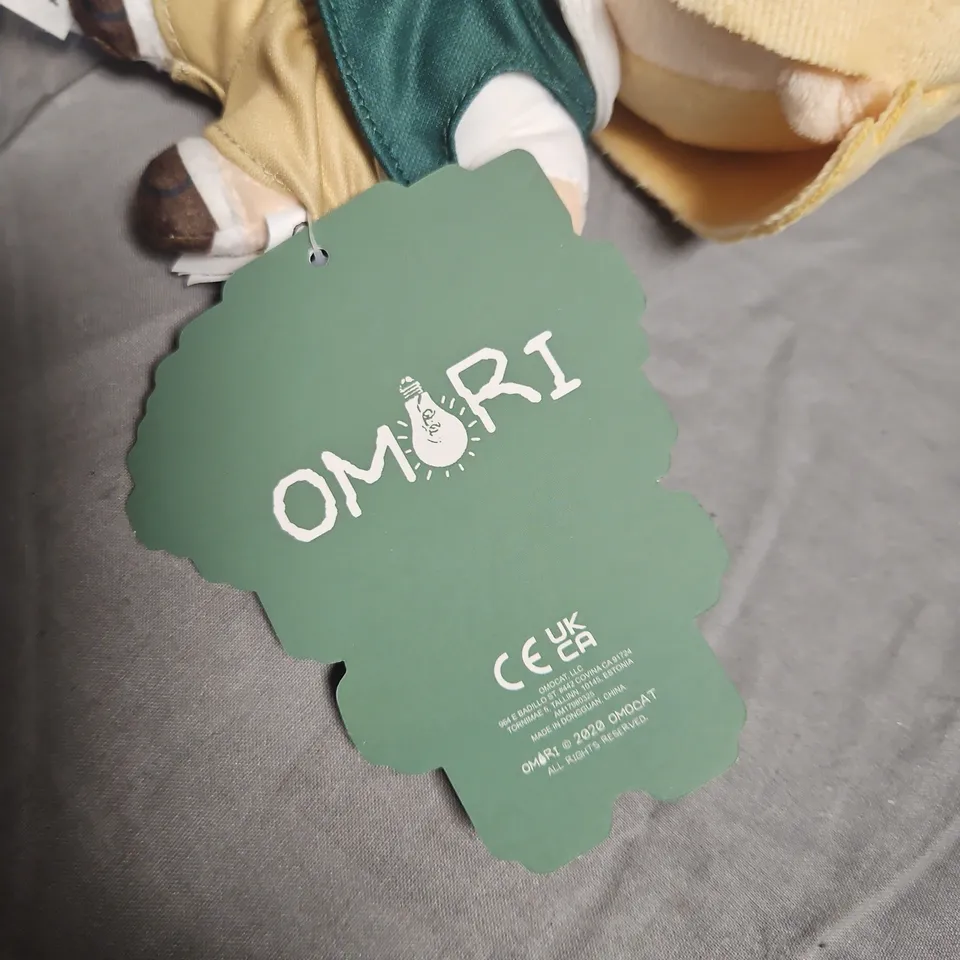 Omori plush duo by Omocat – two character plushies with stickers