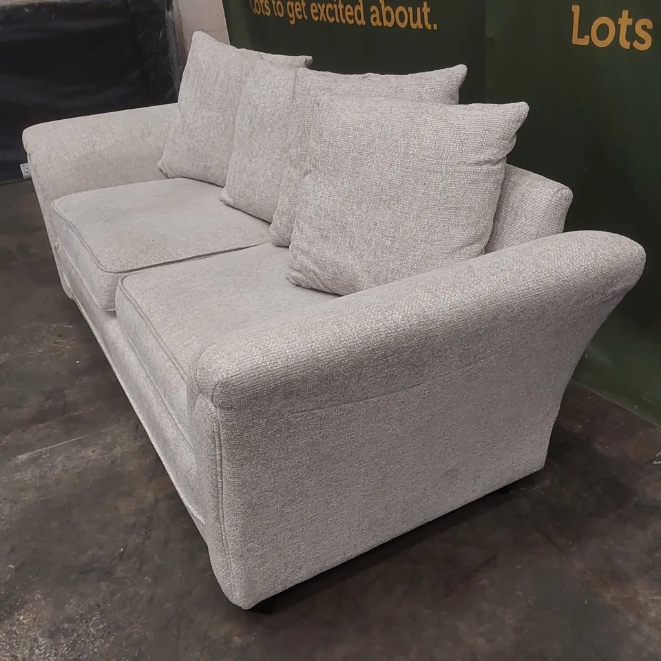 DURY CHUNKY WEAVE 3 SEATER SCATTERBACK SOFA RRP £649