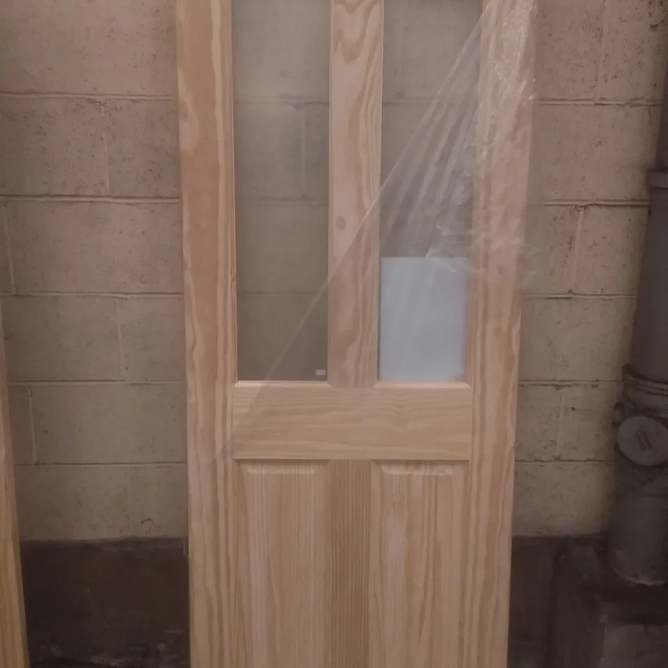 PINE 2 PANEL INTERNAL TIMBER DOOR 