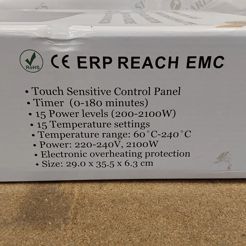 BRAND NEW BOXED DUXTOP INDUCTION HOB 9100MC 2100W COOKTOP (1 BOX)