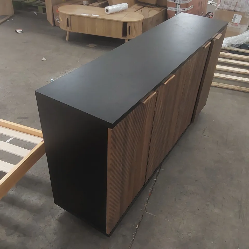WERTZ 160CM WIDE CREDENZA COLOUR: WALNUT