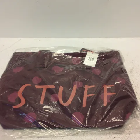 WHITE STUFF TOTE BAG – PLUM, ONE SIZE