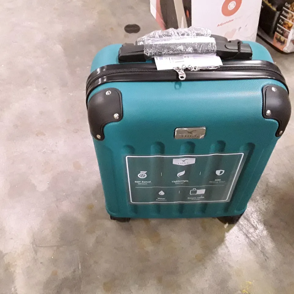 UNBOXED KEPLIN LUGG SMALL SIZE TRAVEL LUGGAGE WITH WHEELS GREEN COLOUR 