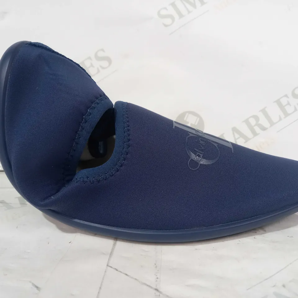 BOXED PAIR OF CALVIN KLEIN JEANS NEOPRENE SLIP-ON SHOES IN NAVY EU SIZE 41