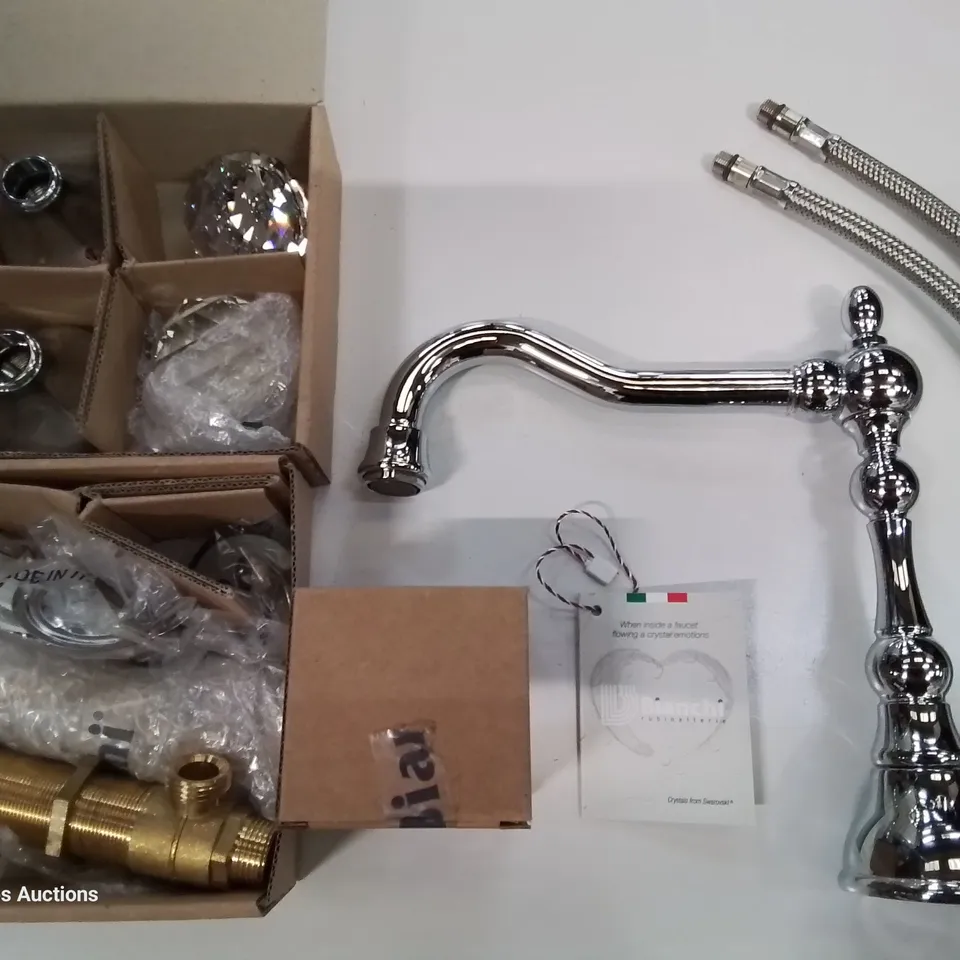 BOXED BIANCHI BOHEME WASH BASIN MIXER WITH AUTO POP UP WASTE