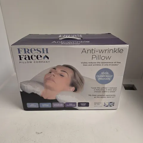 BOXED FRESH FACE ANTI-WRINKLE PILLOW