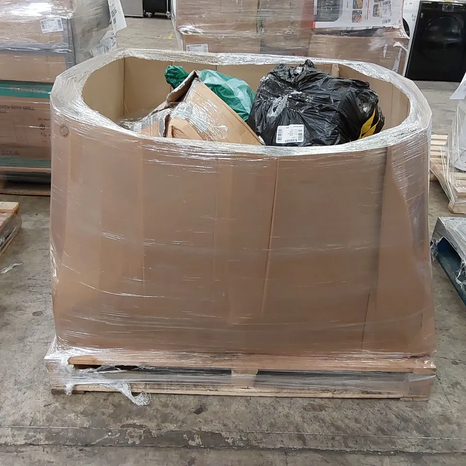 PALLET OF APPROXIMATELY 20 UNPROCESSED RAW RETURN HOUSEHOLD AND ELECTRICAL GOODS TO INCLUDE;