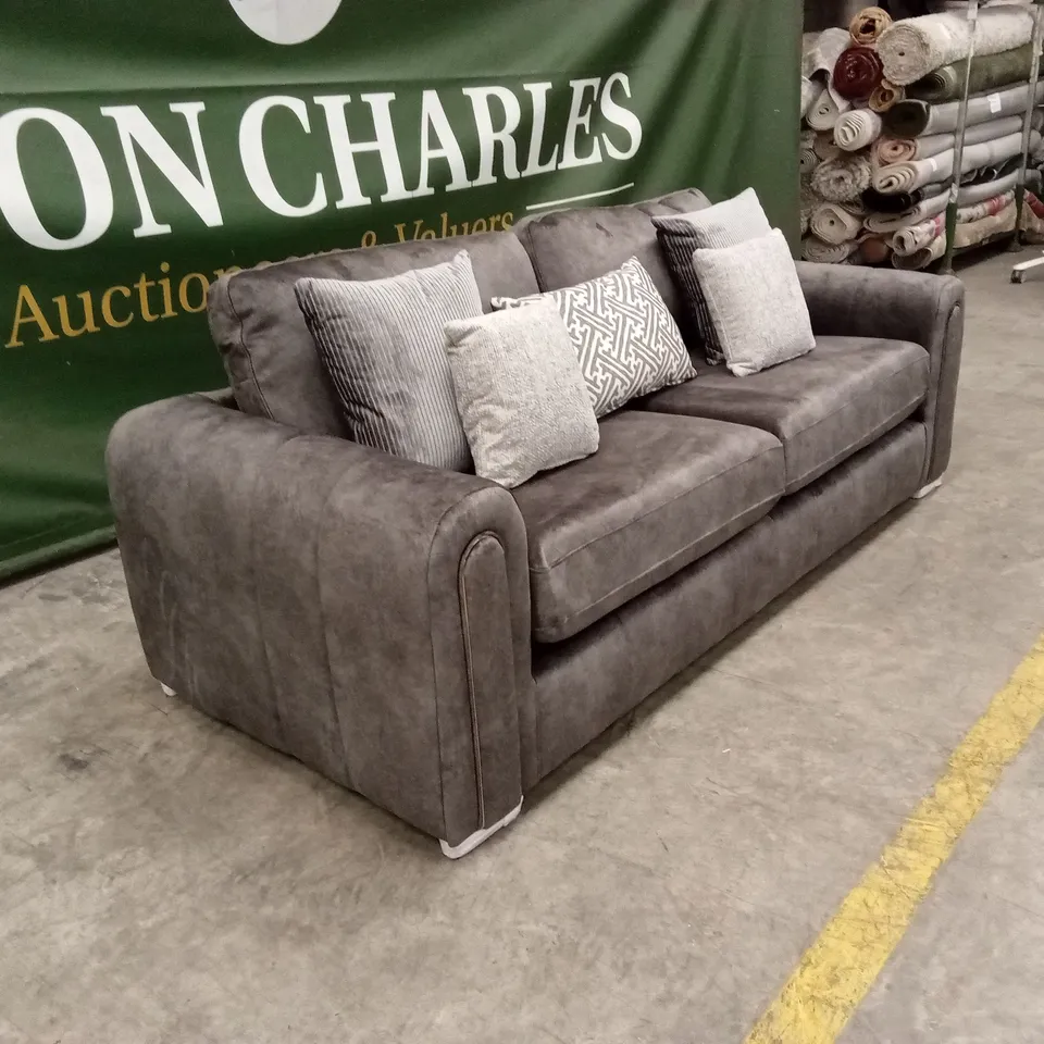 AMARA 3 SEATER SOFA - CHARCOAL RRP £1249