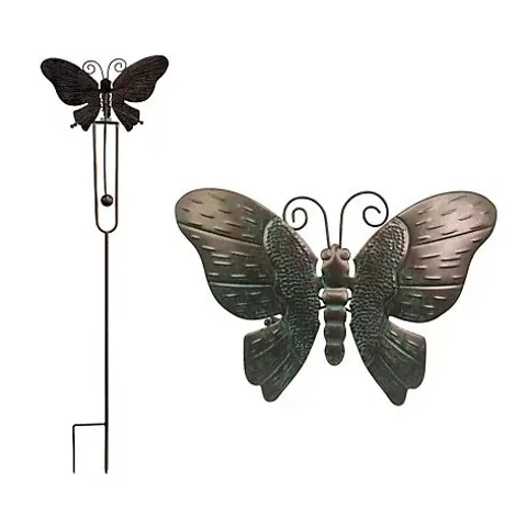GARDEN STORIES ROCKING BUTTERFLY GARDEN STAKE BOXED