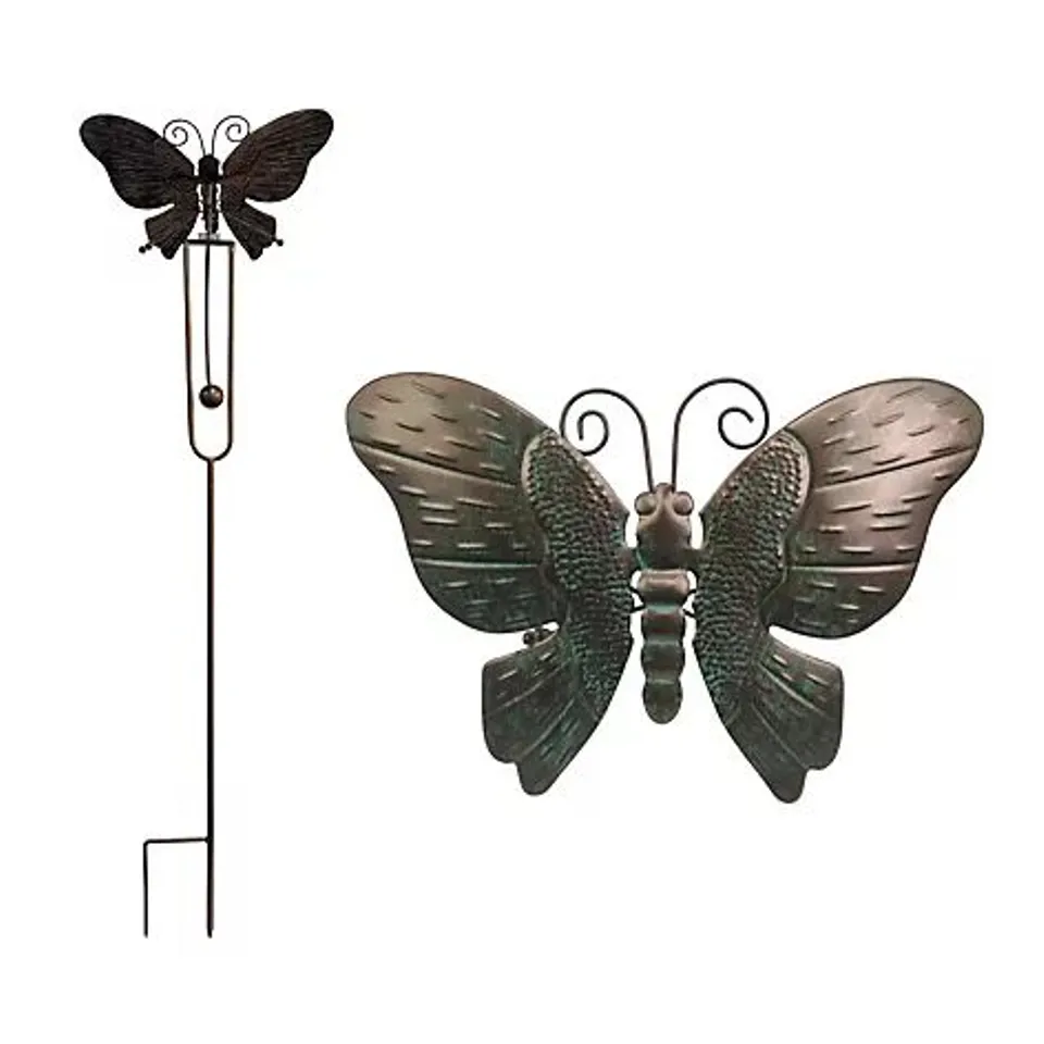 GARDEN STORIES ROCKING BUTTERFLY GARDEN STAKE BOXED