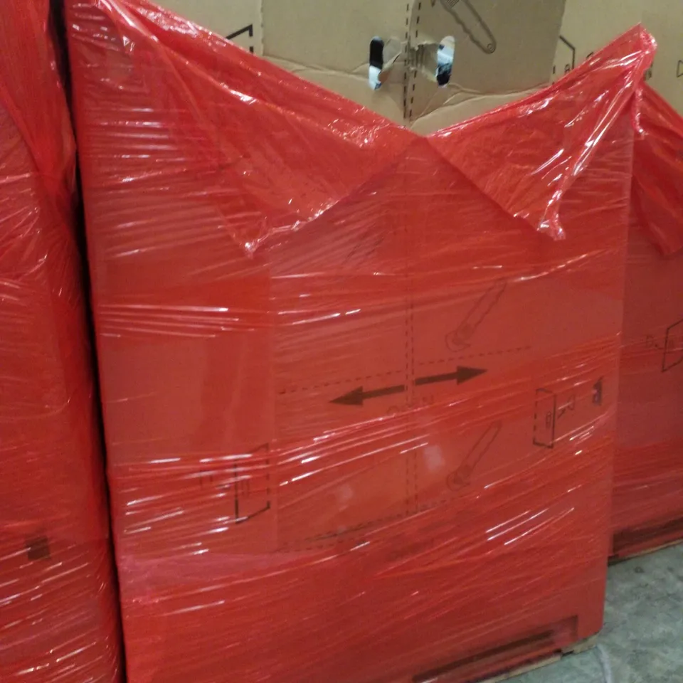 PALLET CONTAINING ASSORTED PRODUCTS INCLUDING PENDANT LIGHT, CERAMIC HOB, STEP STOOL, SOCCER PLAY NET, TORQUE WRENCH & UNDER DESK ELECTRIC ELLIPTICAL TRAINER