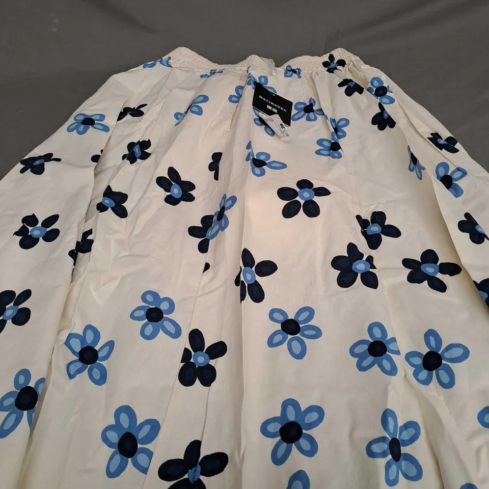 UNIQLO MARIMEKKO FLORAL SKIRT - SMALL