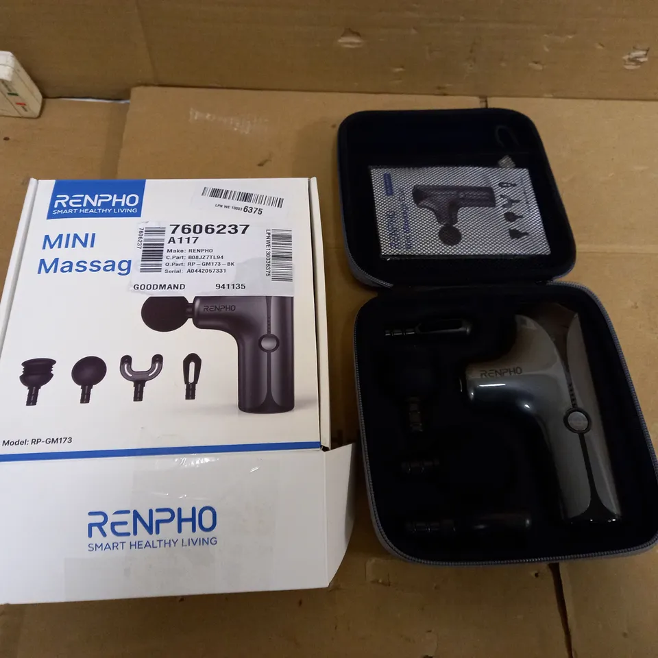 RENPHO MASSAGE GUN DEEP TISSUE MUSCLE GUN MASSAGER