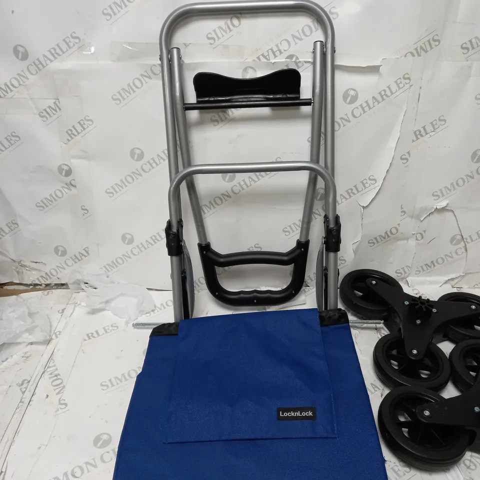 BOXED LOCK N LOCK INSULATED SHOPPING TROLLEY NAVY
