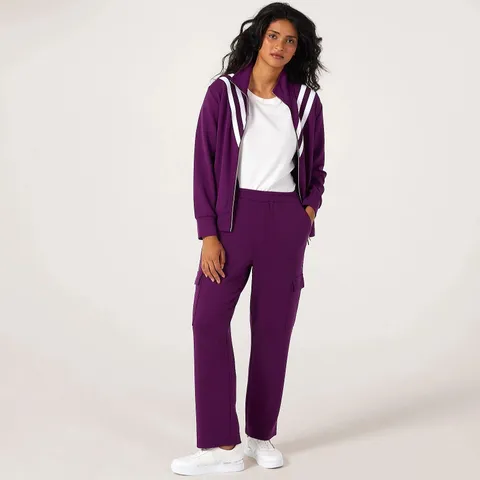RUTH LANGSFORD LEISUREWEAR SIDE POCKET JOGGER PETITE