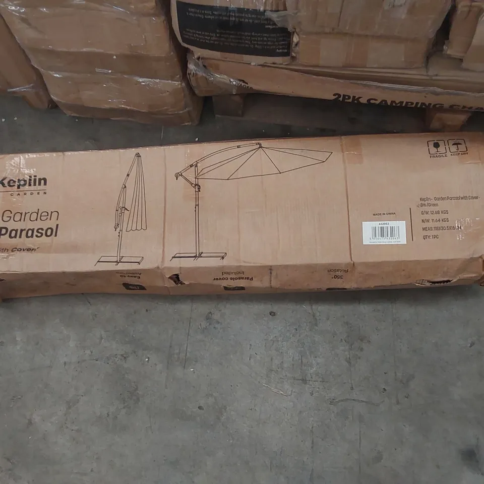 BOXED KEPLIN GARDEN PARASOL