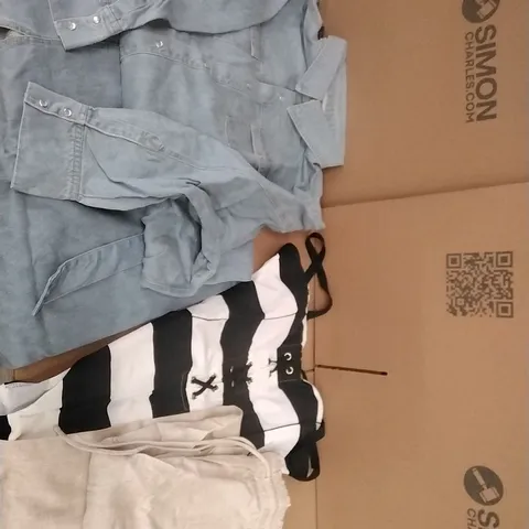 PALLET CONTAINING APPROXIMATELY 120 BRAND NEW DESIGNER WOMEN'S CLOTHES WHICH INCLUDE; JD WILLIAMS SWIMMING COSTUMES, DRESSES, PANTS ETC