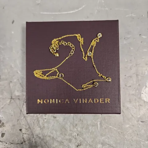 MONICA VINADER GOLD CHAIN LINK NECKLACE 