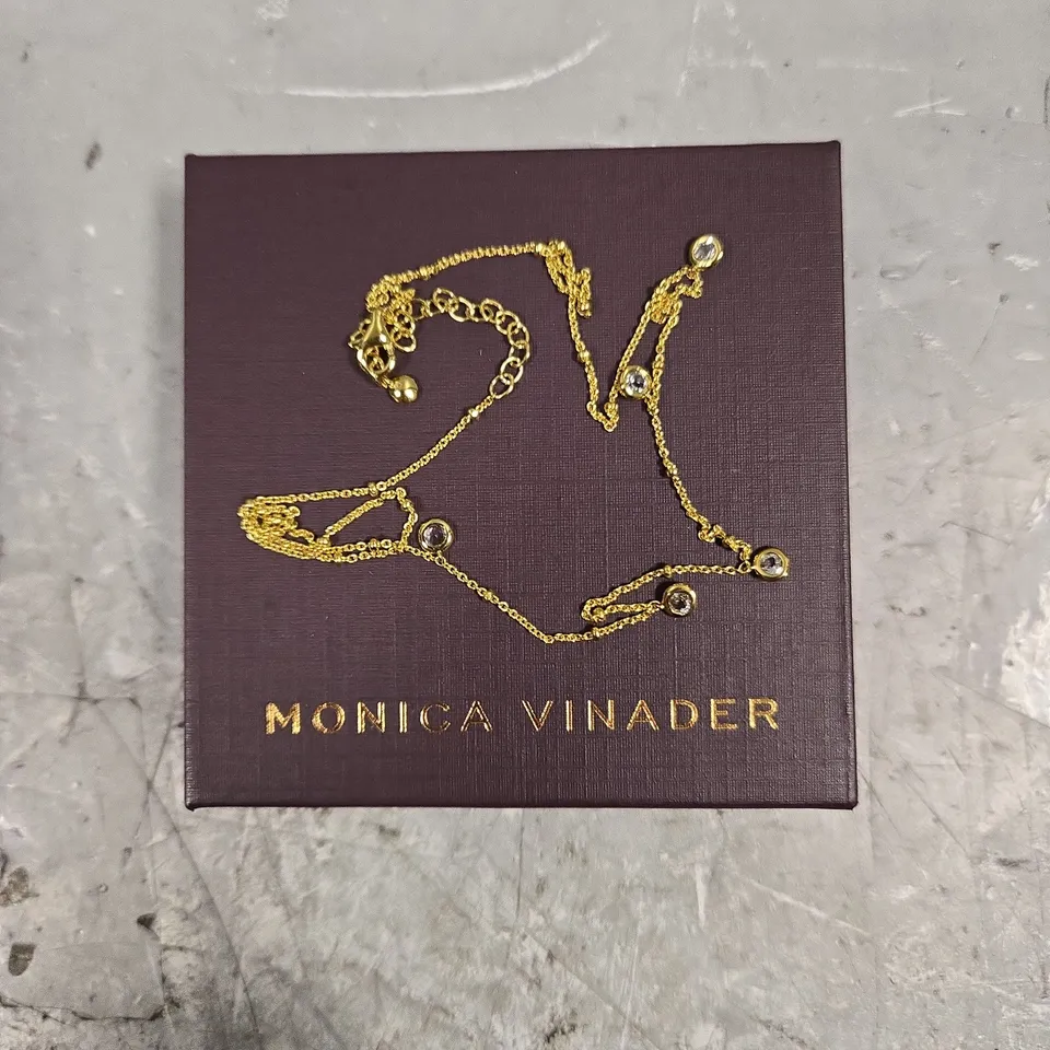 MONICA VINADER GOLD CHAIN LINK NECKLACE 