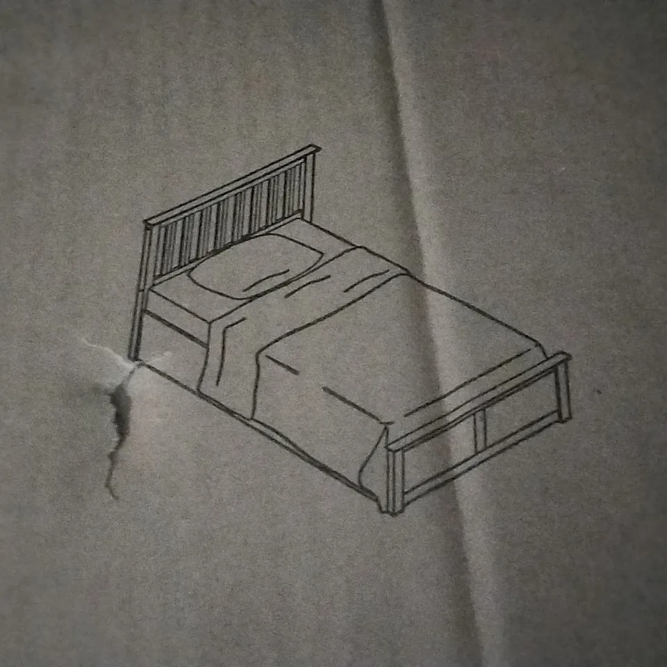 BOXED 150CM PHOENIX OTTOMAN BED PEARL GREY (BOX 2 OF 4 BOXES) (1 BOX ONLY) (INCOMPLETE)