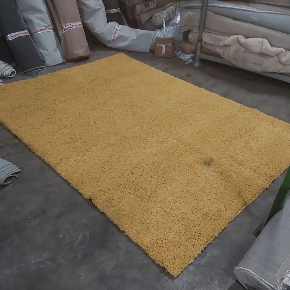 QUALITY DESIGNER FLUFFY RUG - APPROXIMATELY 270 x 200cm