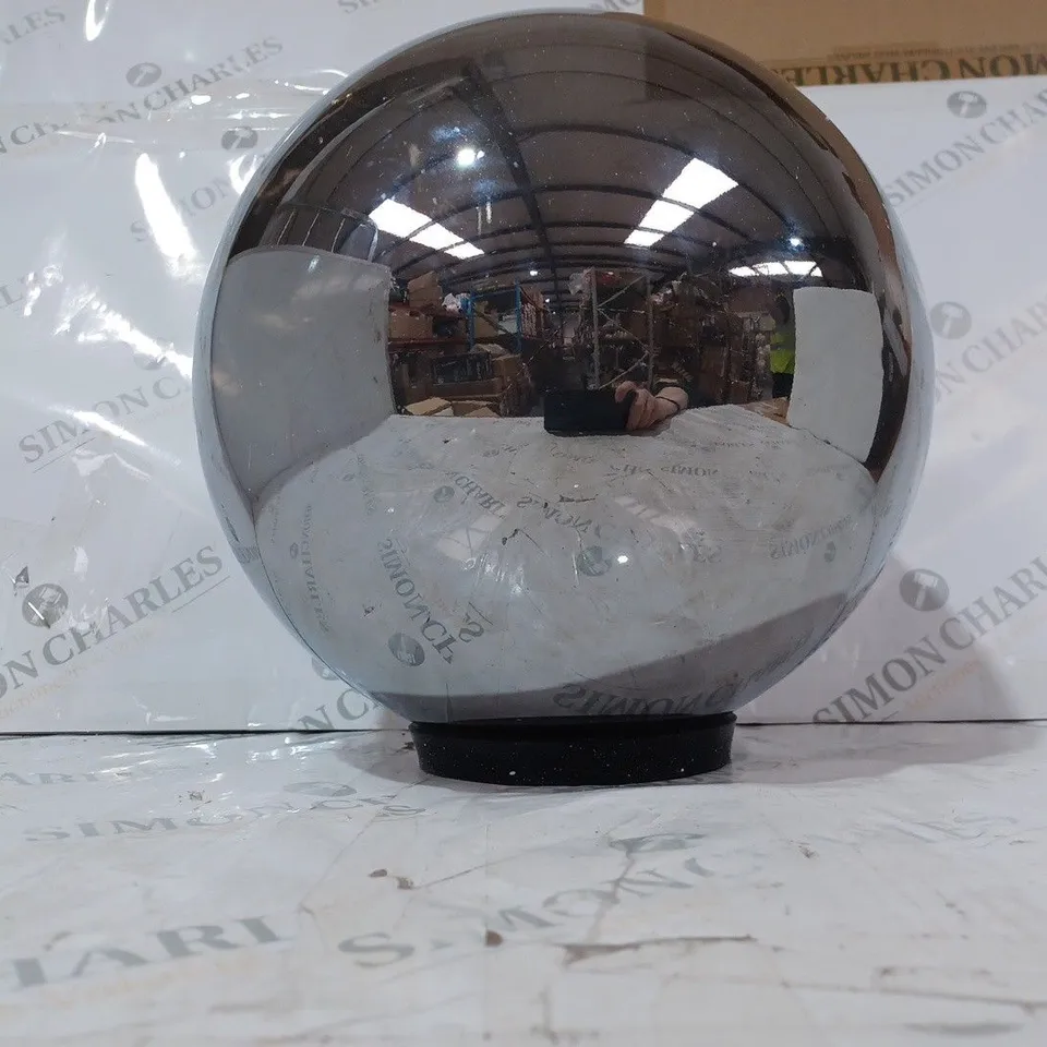 BOXED K BY KELLY HOPPEN EXTRA LARGE INDOOR OUTDOOR PRELIT GLASS DECOR ORB