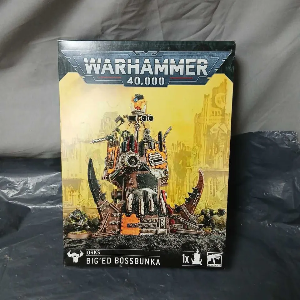 WARHAMMER 40,000 ORKS BIG'ED BOSSBUNKA – BOXED MINIATURE KIT