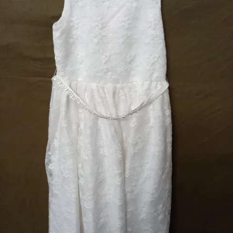 SEVVA WHITE OCCASIONAL DRESS - 12
