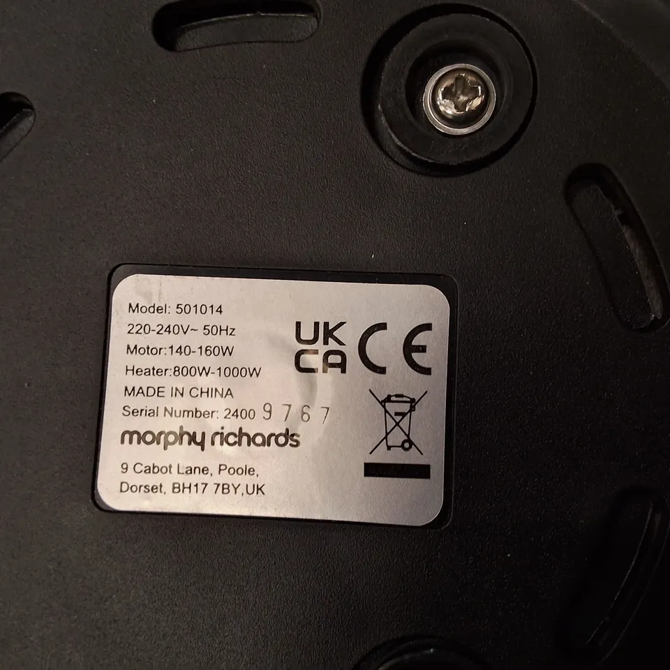 BOXED MORPHY RICHARDS 1.6L SOUP MAKER, MODEL 501014 – STAINLESS STEEL